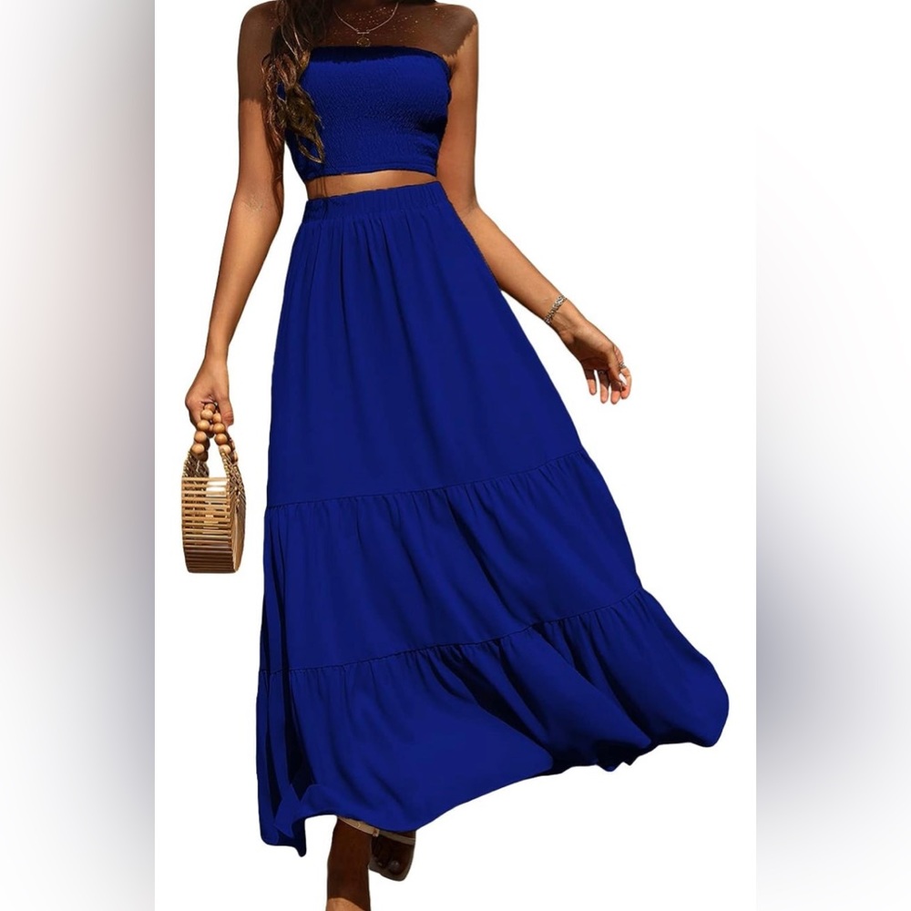 PERFECT CONDITION two piece maxi set